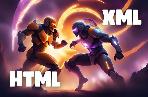 Image de couverture - Différences entre HTML et XML