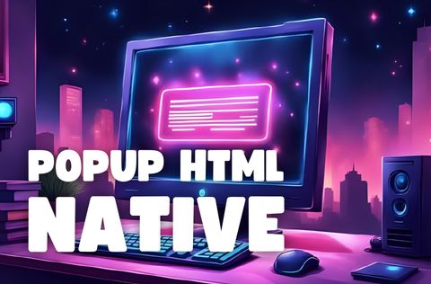 Image de couverture - Popup Native en HTML avec la Balise <dialog>