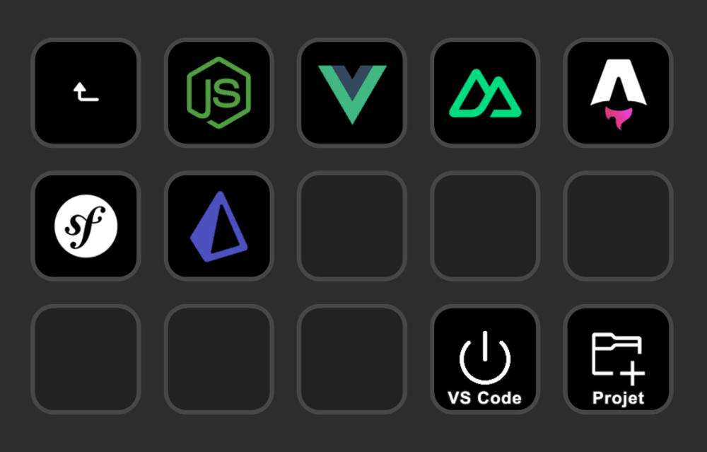 Stream Deck - Liste de technos